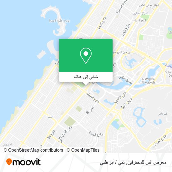 خريطة معرض الفن للمحترفين