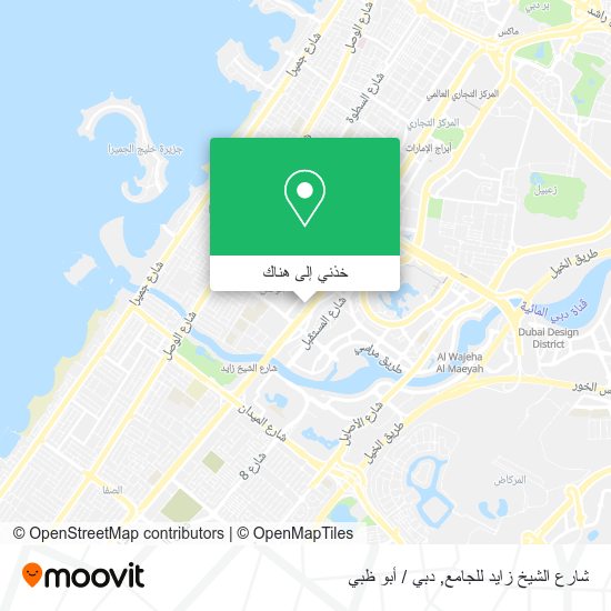 خريطة شارع الشيخ زايد للجامع