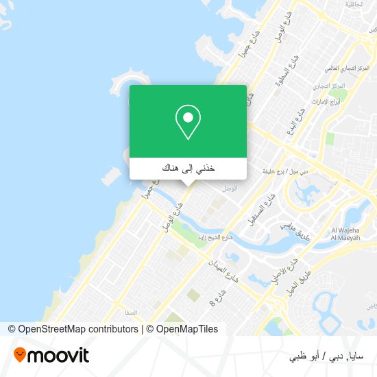 خريطة سايا