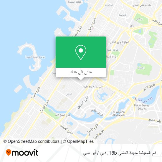 خريطة فام المعيشة مدينة المشي 18b