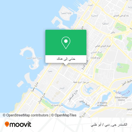 خريطة الكسندر جى
