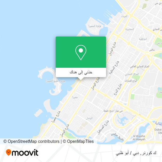 خريطة ك كورنر