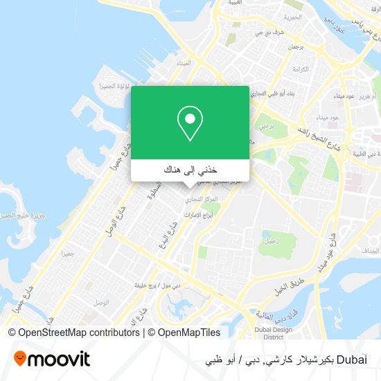 خريطة Dubai̇ بكيرشيلار كارشي