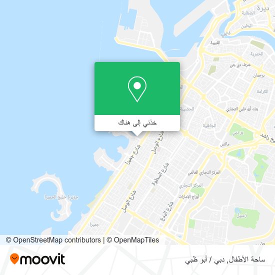 خريطة ساحة الأطفال