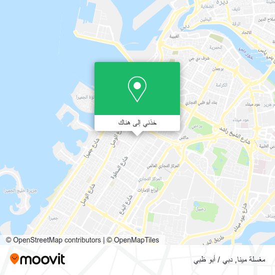 خريطة مغسلة مينا