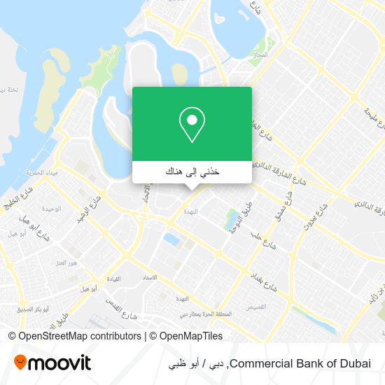 خريطة Commercial Bank of Dubai