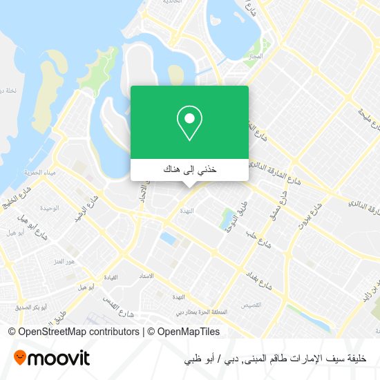 خريطة خليفة سيف الإمارات طاقم المبنى