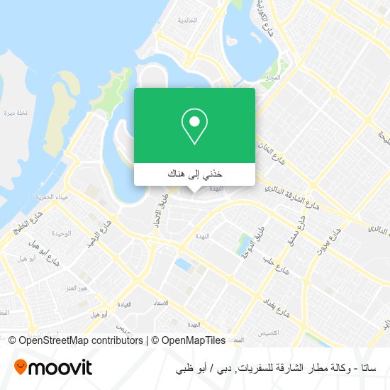 خريطة ساتا - وكالة مطار الشارقة للسفريات