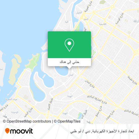 خريطة ابعاد لتجارة الأجهزة الكهربائية