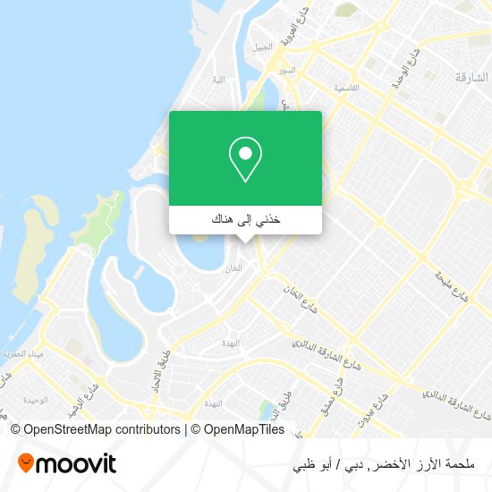 خريطة ملحمة الأرز الأخضر