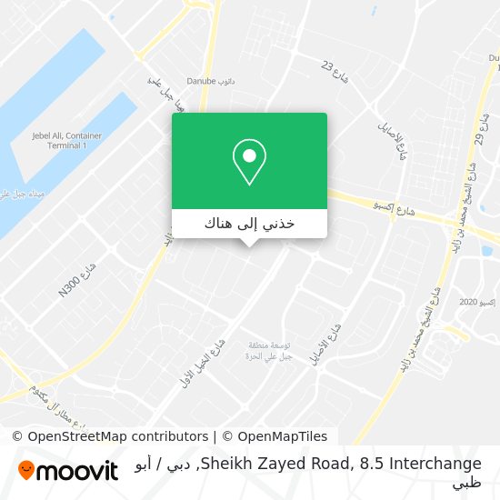 خريطة Sheikh Zayed Road, 8.5 Interchange