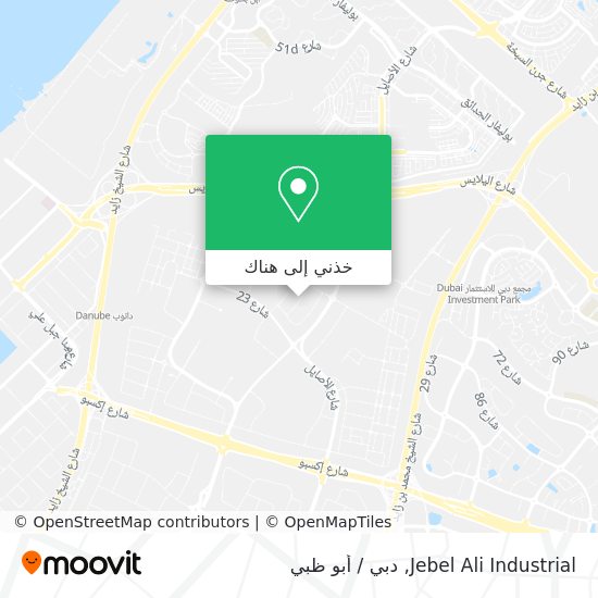 خريطة Jebel Ali Industrial