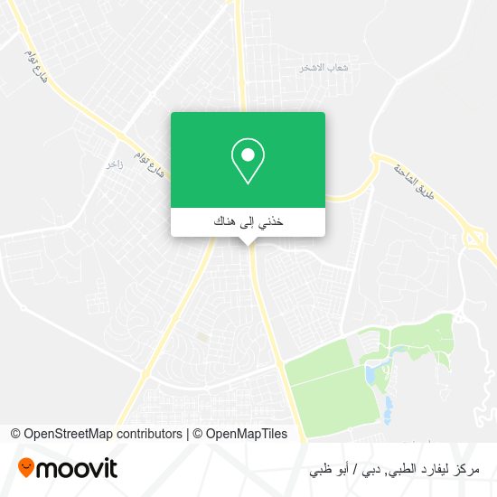 خريطة مركز ليفارد الطبي