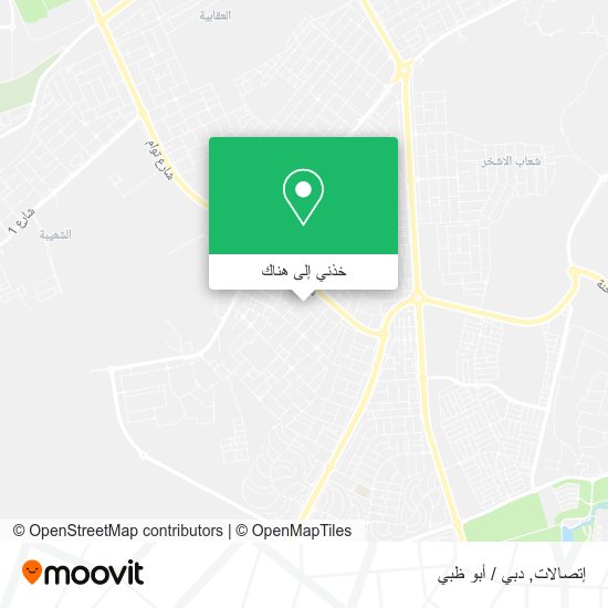 خريطة إتصالات