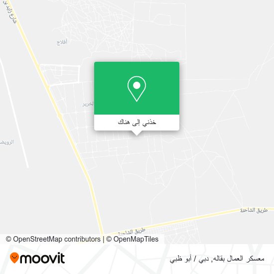 خريطة معسكر العمال بقاله