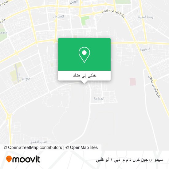 خريطة سبيدواي جين كون ذ م م