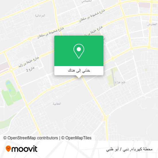 خريطة محطة كهرباء