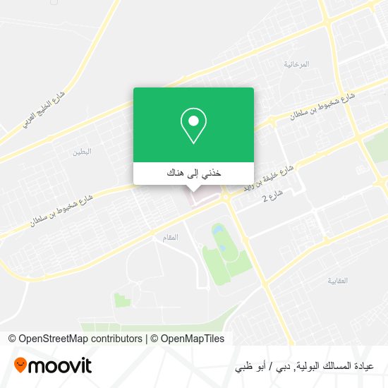 خريطة عيادة المسالك البولية
