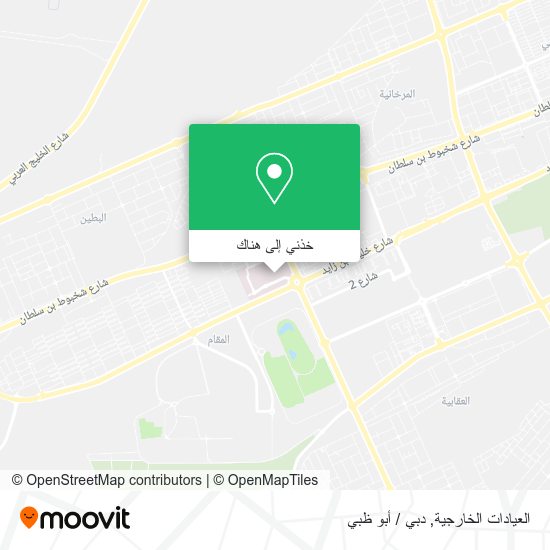 خريطة العيادات الخارجية