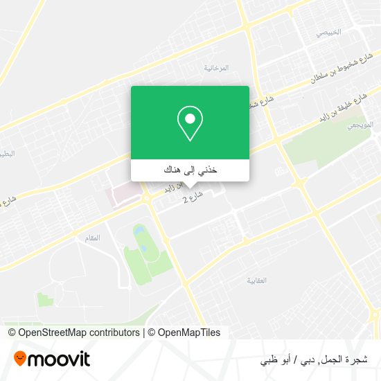 خريطة شجرة الجمل