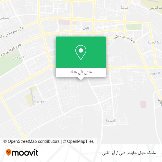 خريطة سلسله جبال حفيت