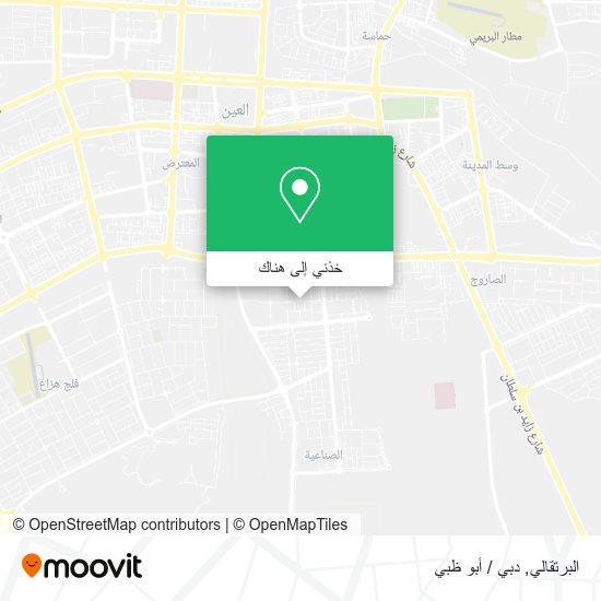 خريطة البرتقالي