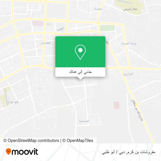 خريطة مفروشات بن كرم