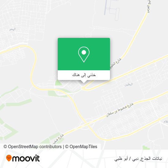 خريطة نباتات الجذع