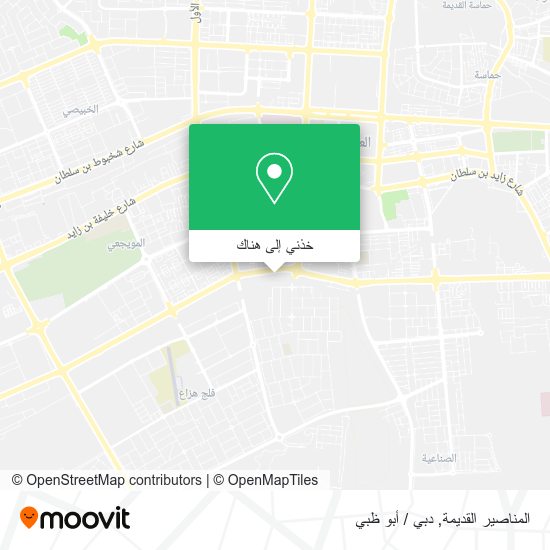 خريطة المناصير القديمة