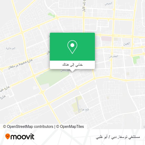 خريطة مستشفي توسغا