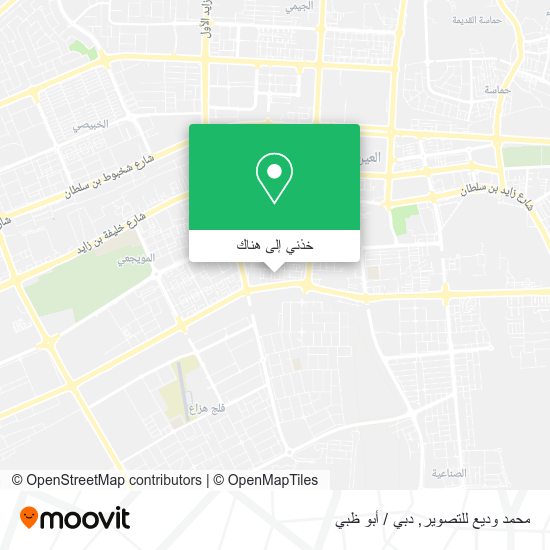خريطة محمد وديع للتصوير