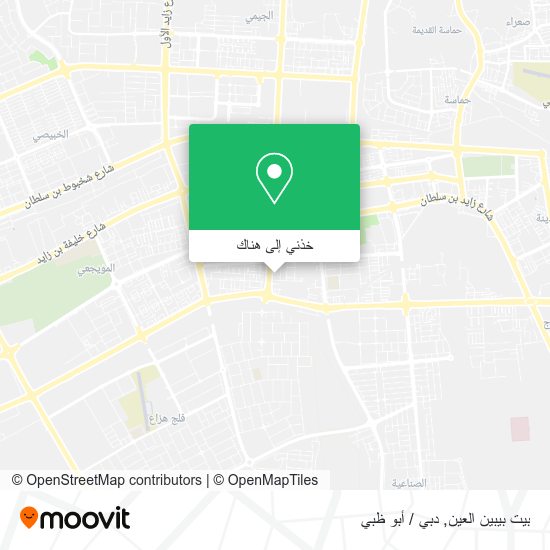 خريطة بيت بيبين العين