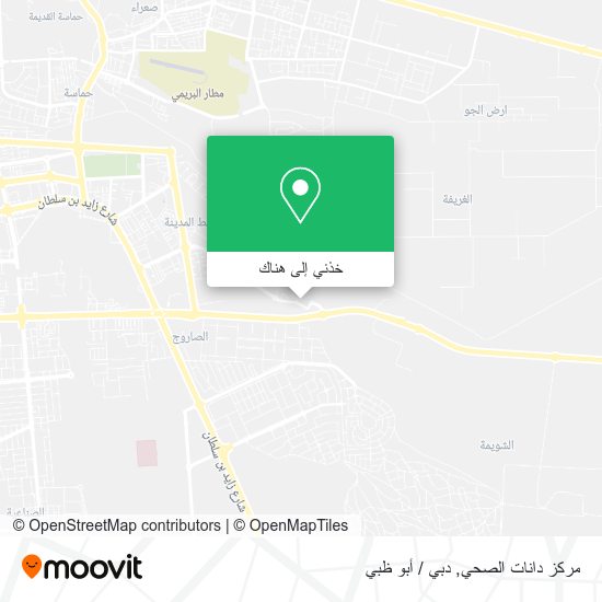 خريطة مركز دانات الصحي