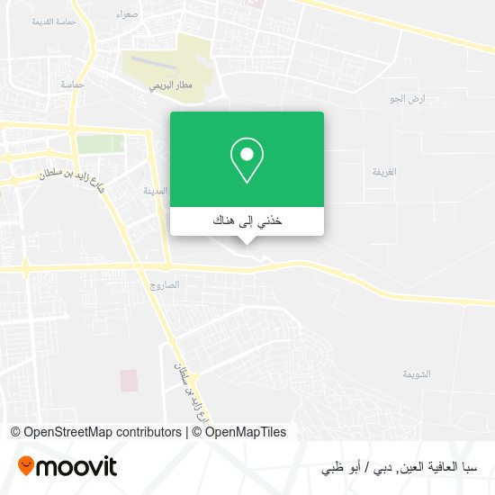 خريطة سبا العافية العين