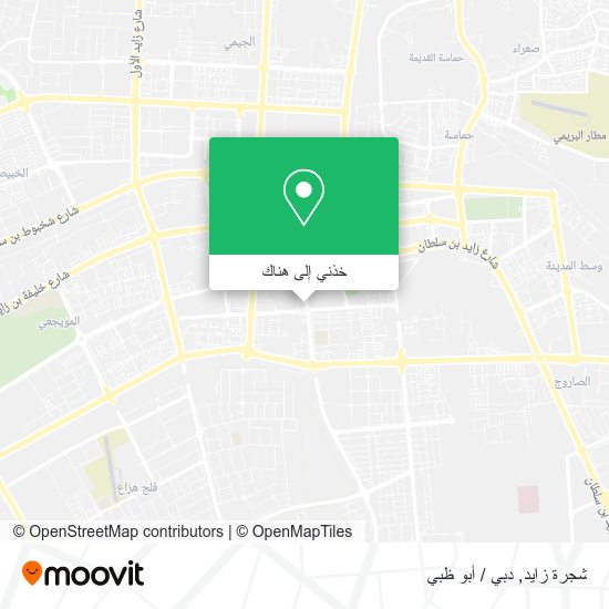 خريطة شجرة زايد