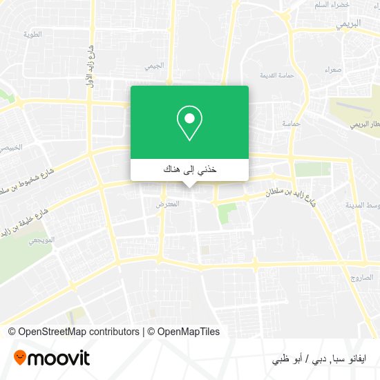 خريطة ايفانو سبا