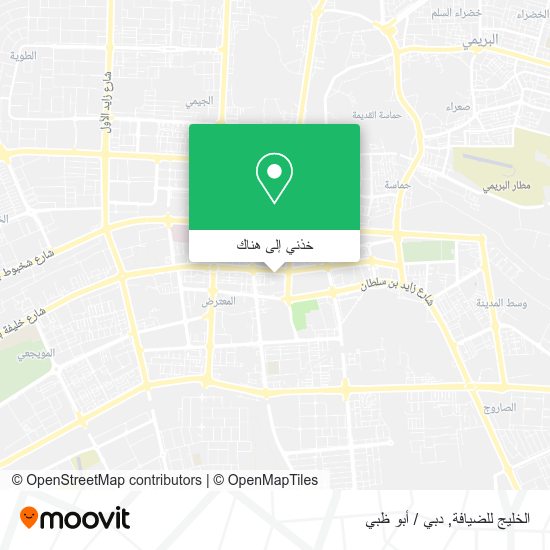 خريطة الخليج للضيافة
