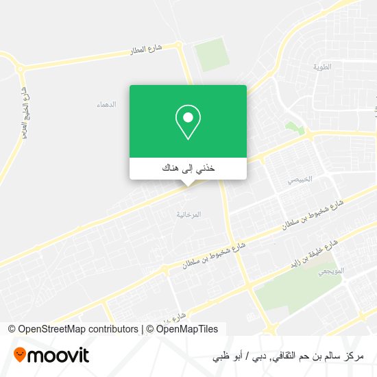 خريطة مركز سالم بن حم الثقافي