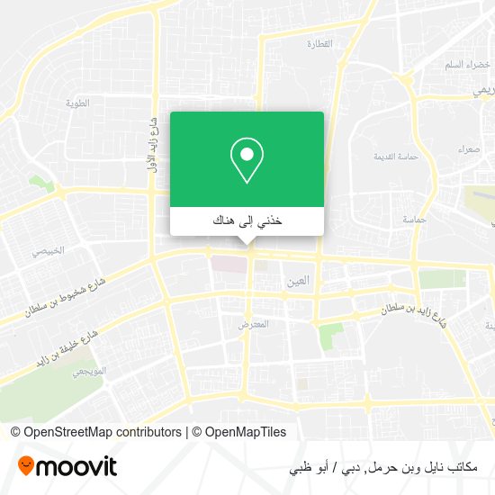 خريطة مكاتب نايل وبن حرمل