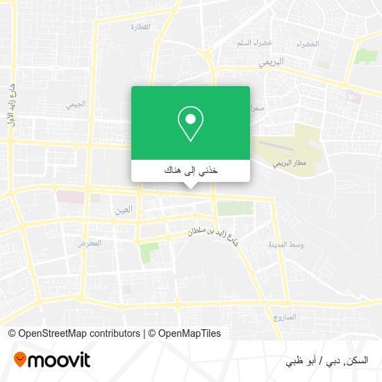 خريطة السكن