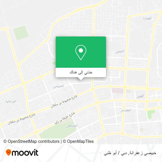 خريطة خبيصي زعفرانة