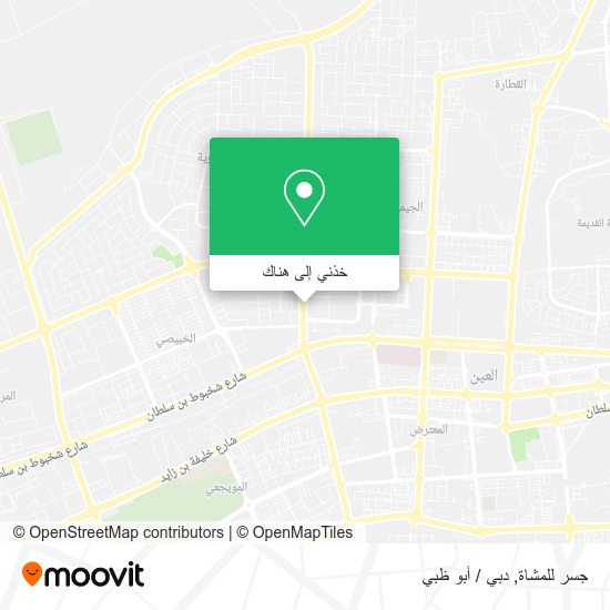 خريطة جسر للمشاة
