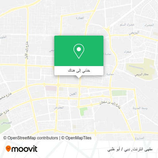 خريطة مقهى انترنت