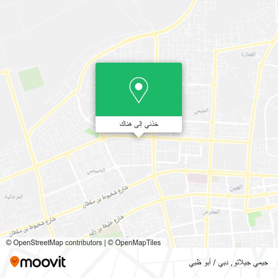 خريطة جيمي جيلاتو