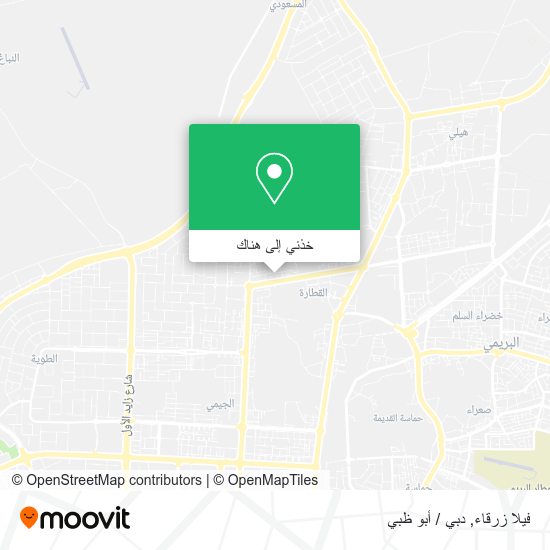خريطة فيلا زرقاء