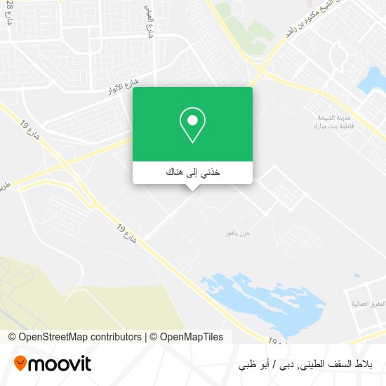 خريطة بلاط السقف الطيني