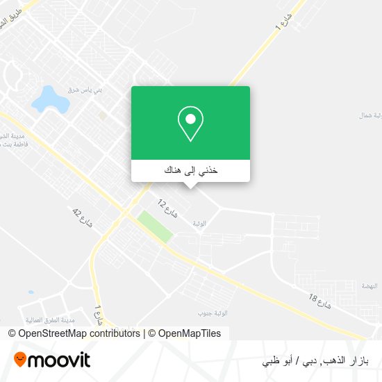خريطة بازار الذهب