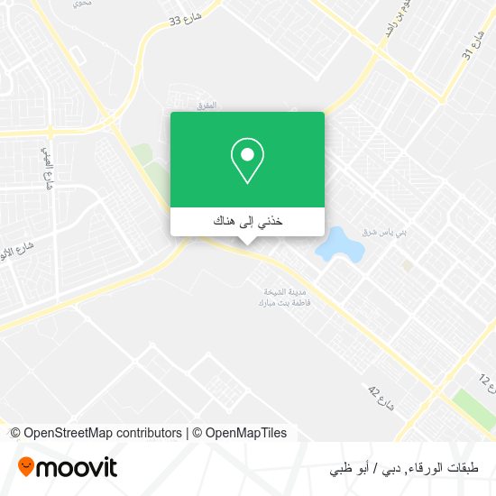 خريطة طبقات الورقاء