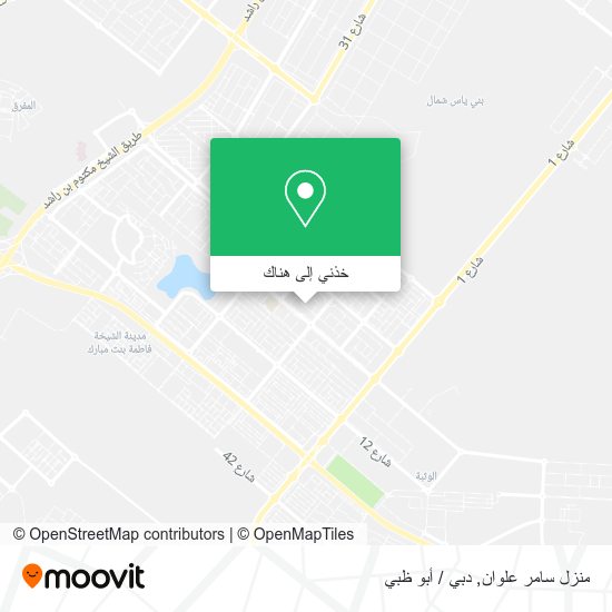خريطة منزل سامر علوان