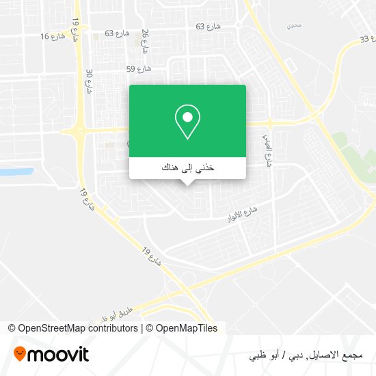 خريطة مجمع الاصايل
